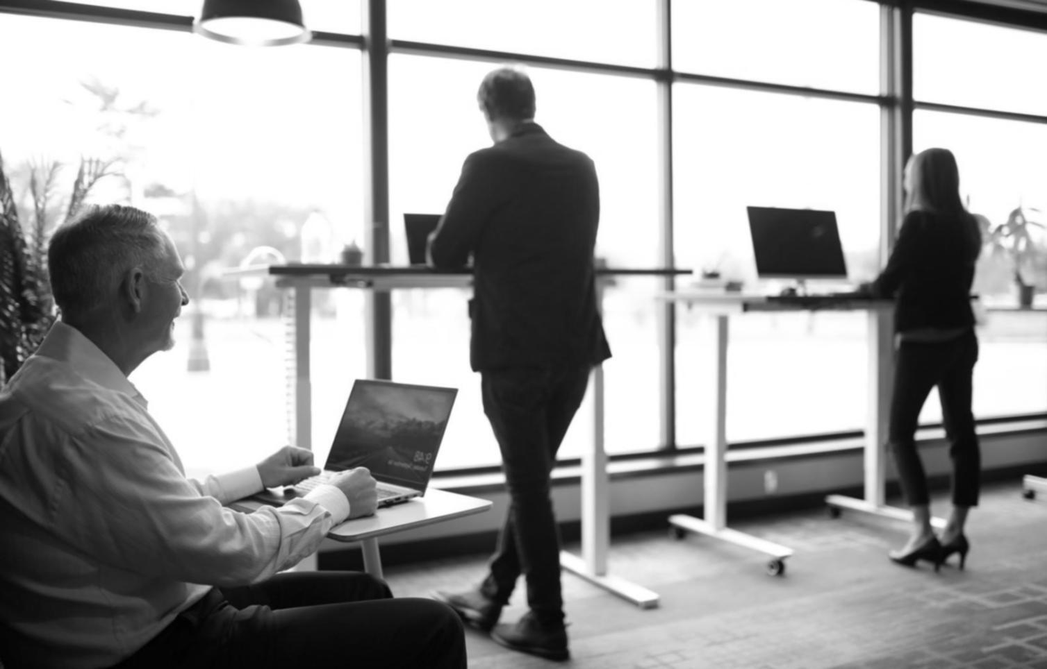 Session de formation en groupe avec documents financiers